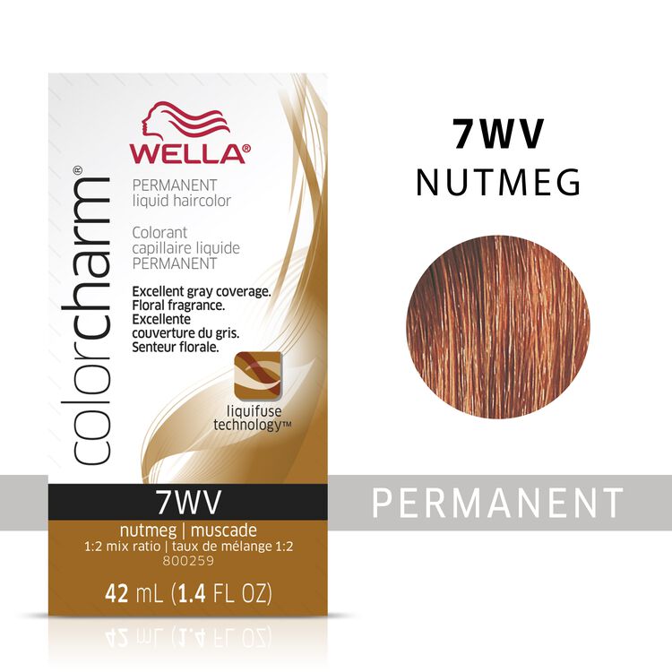 Wella Color Charm Permanent Liquid Color 1.4oz. 7WV Nutmeg