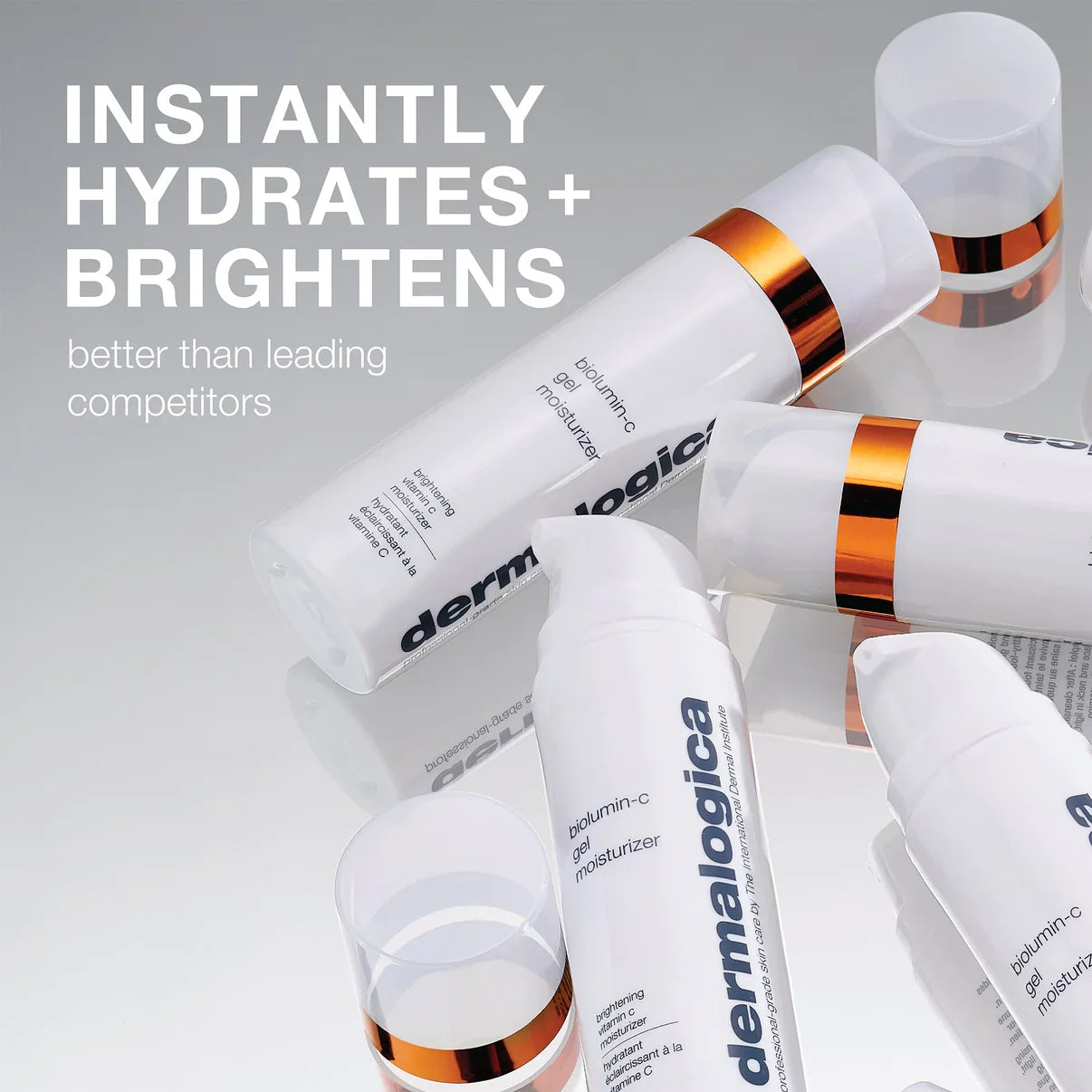 Dermalogica Biolumin-C Gel Moisturizer instantly hydrates and brightens skin