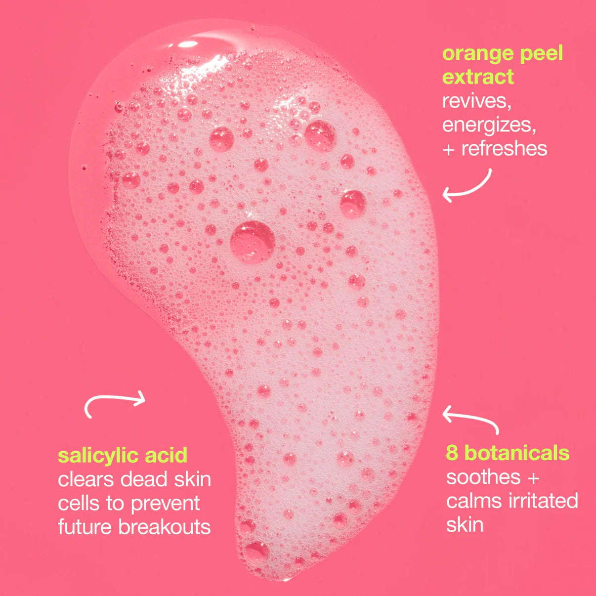 Dermalogica Clear Start Breakout Clearing Foaming Wash utilizes salicylic acid, orange peel extract and 8 botanicals to soothe and calm.