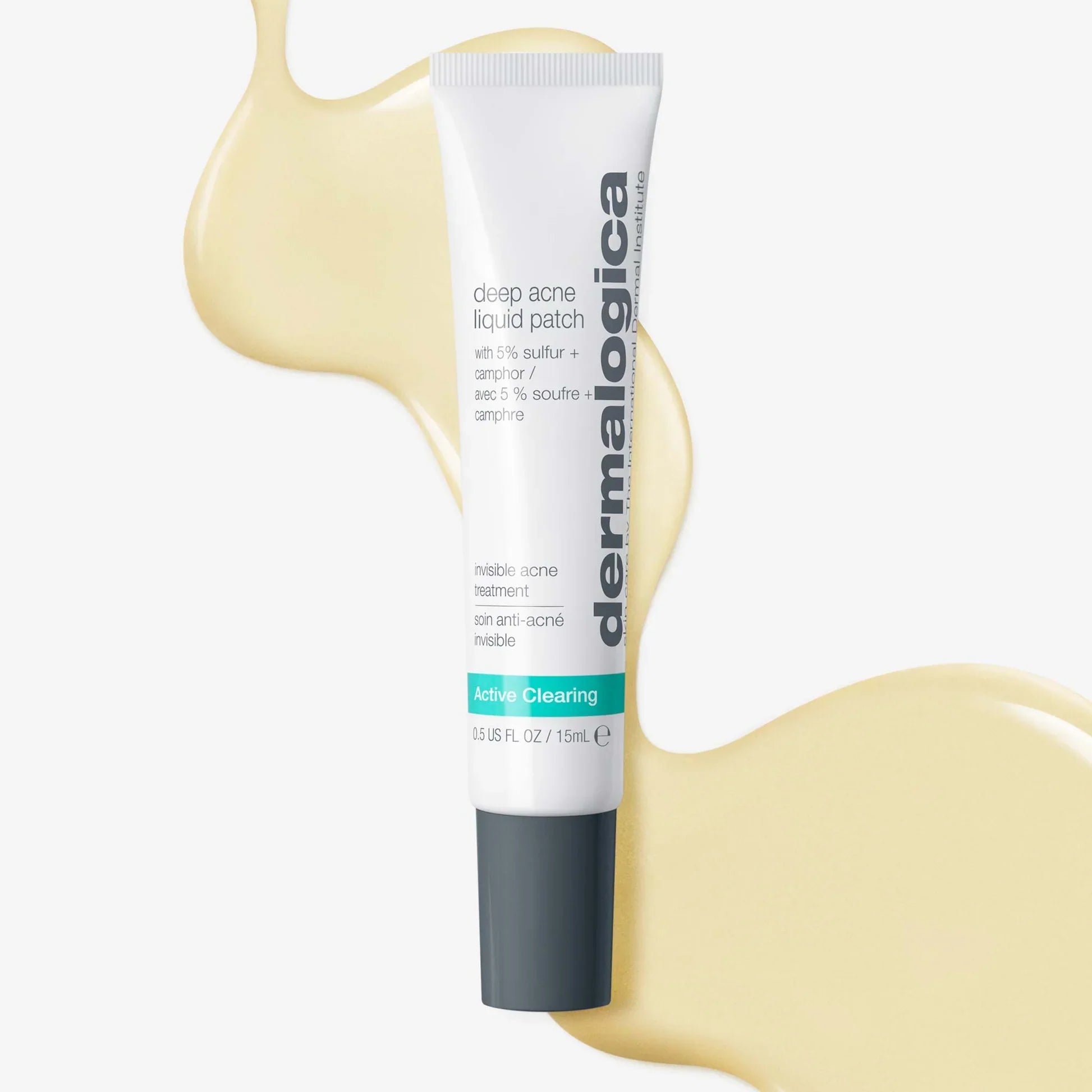 Dermalogica Deep Acne Invisible Liquid Patch will begin with a tint and dry clear, hence the invisibility