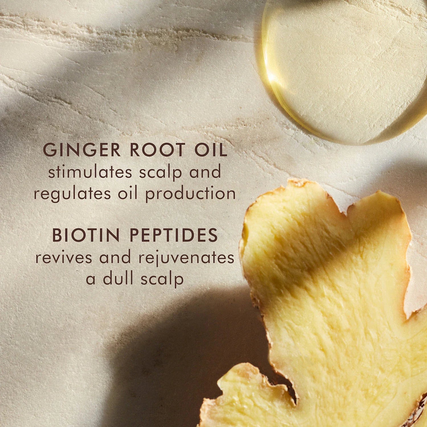 Ginger Root Oil & Biotin Peptides