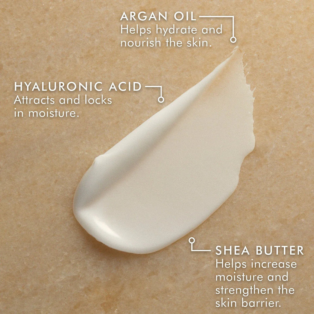 Argan Oil, Hyaluronic Acid, and Shea Butter